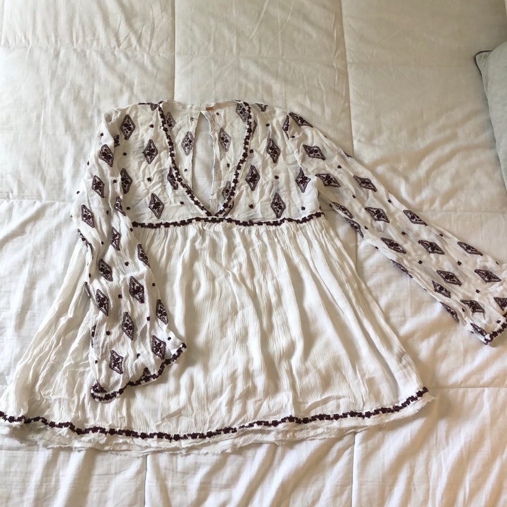 Free People Boho Style Top